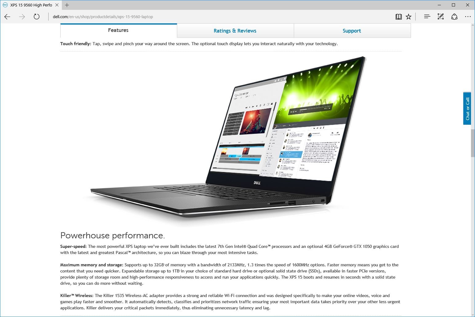 Neues XPS 15 zu früh auf der US-Website von Dell