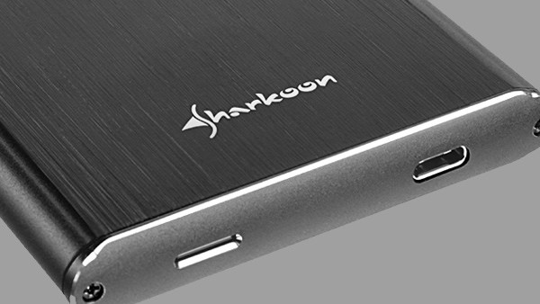 Sharkoon Rapid-Case: Externes HDD/SSD-Gehäuse mit USB 3.1 Gen2 und Typ-C