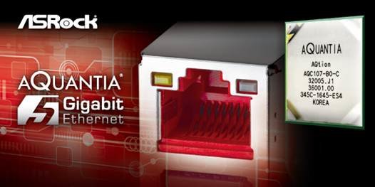 Aquantia AQtion client controller für 5Gbit-Ethernet