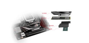 Asus ROG Strix Z270I Gaming – Kühlt M.2-SSDs mit extra Kühlblock