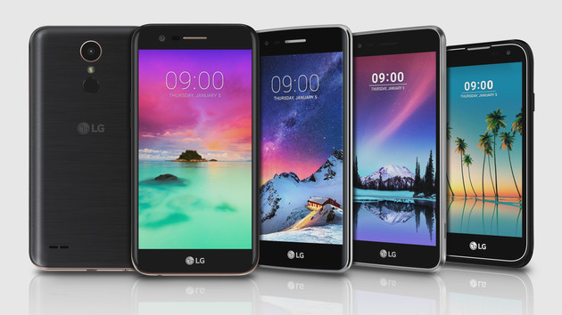 K-Serie & Stylus 3: LG zeigt fünf neue Smartphones für Einsteiger