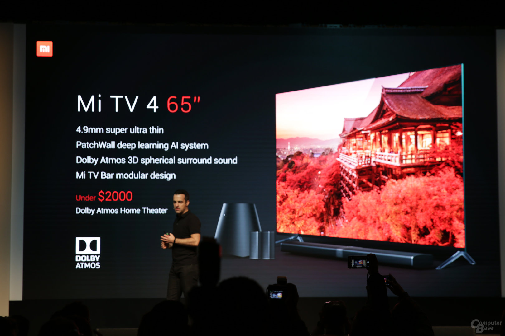 Der Xiaomi Mi TV 4 kommt in Größen von 65, 55 und 49 Zoll