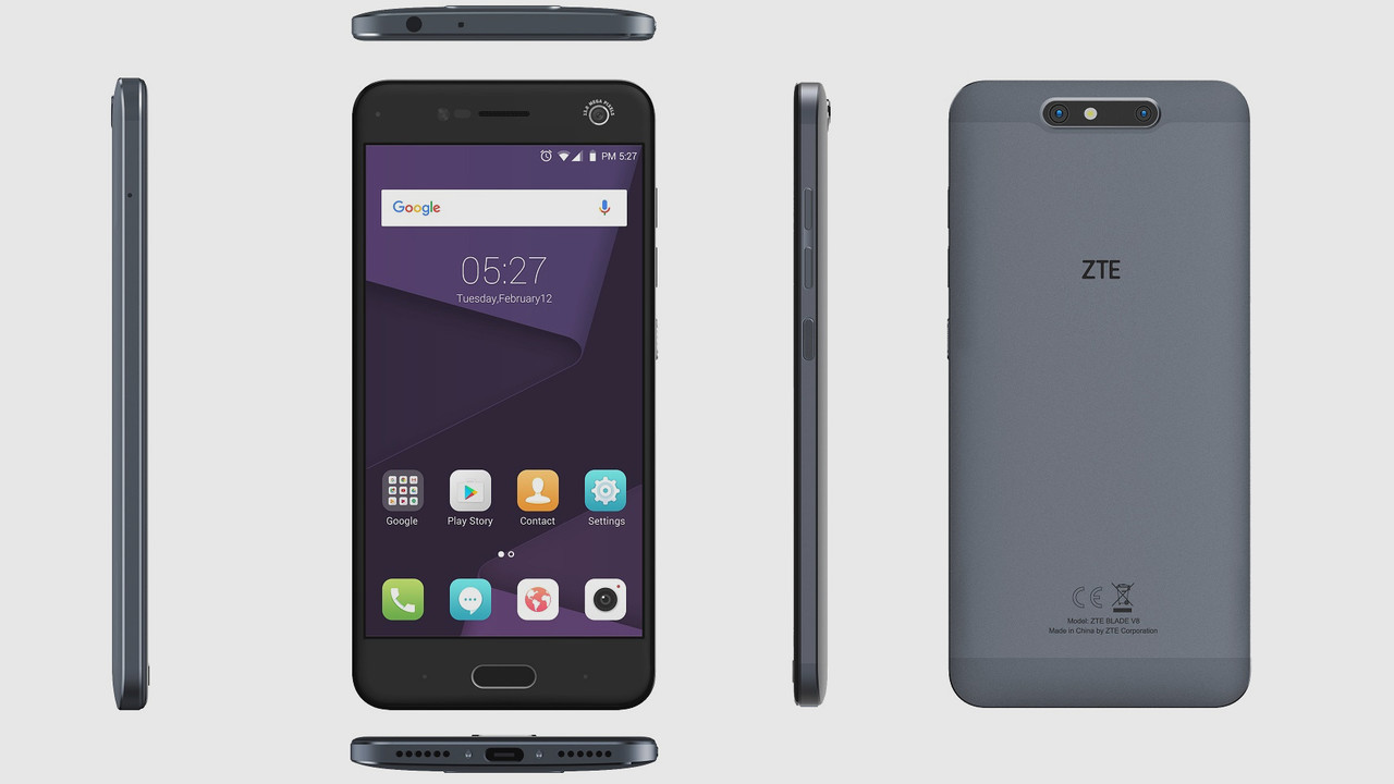 ZTE Blade V8 (Pro): Zwei Mittelklasse-Smartphones mit Dual-Kamera