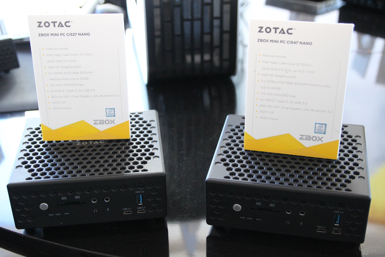 Die aktualisierten Zboxen von Zotac zur CES 2017