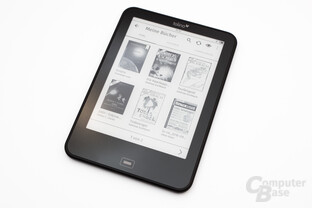 Bibliotheksübersicht des Tolino Vision 4 HD