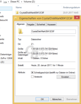 CrystalDiskMark: Testdatei für 4K-Lesetest