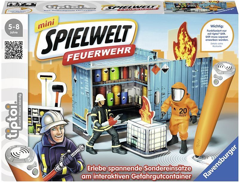 mini Spielwelt „Feuerwehr: Gefahrguteinsatz“