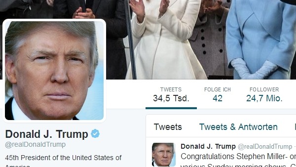 Soziales Netzwerk: Antworten auf Trump überlasten Twitter