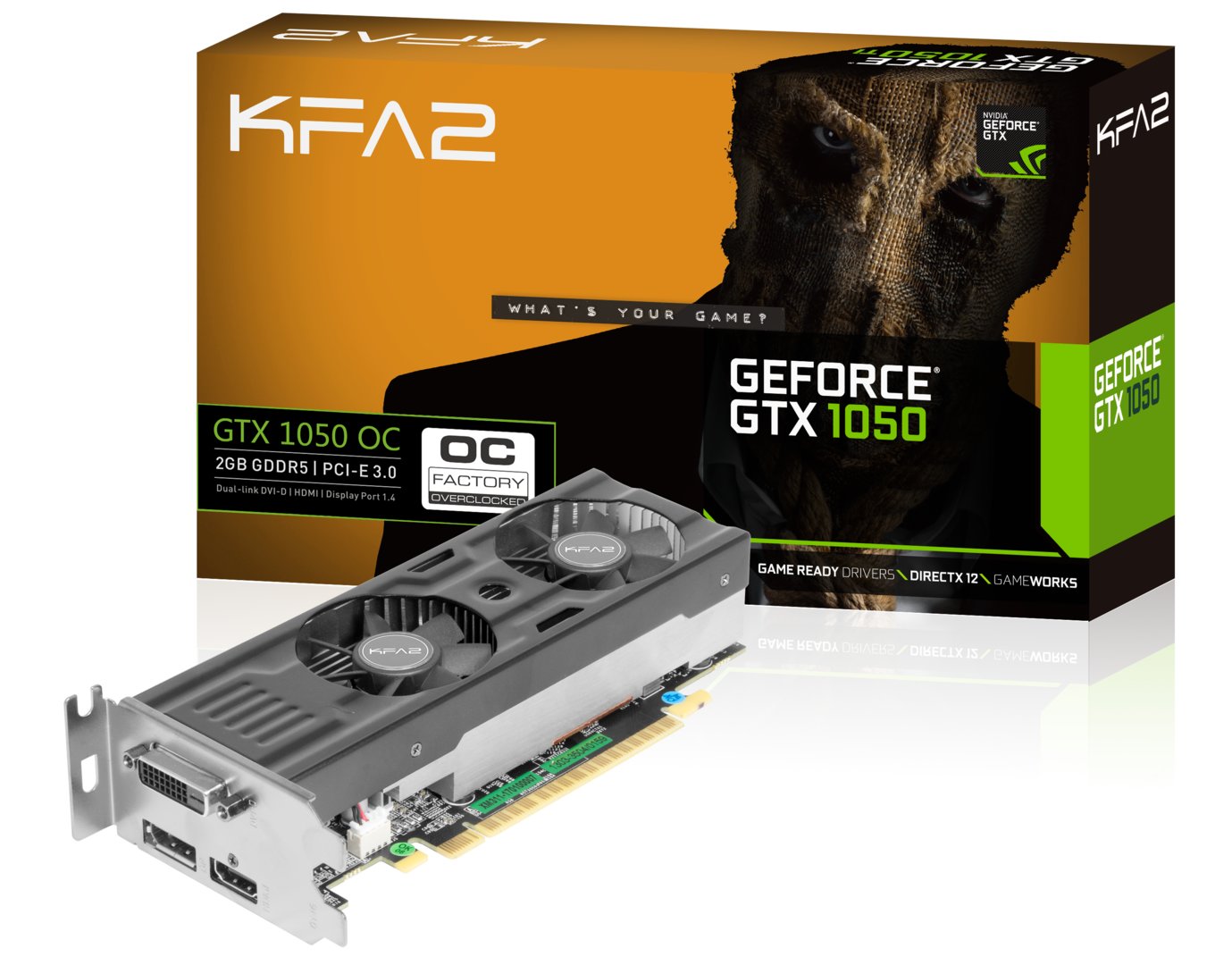 KFA2 GeForce GTX 1050 (Ti) OC LP