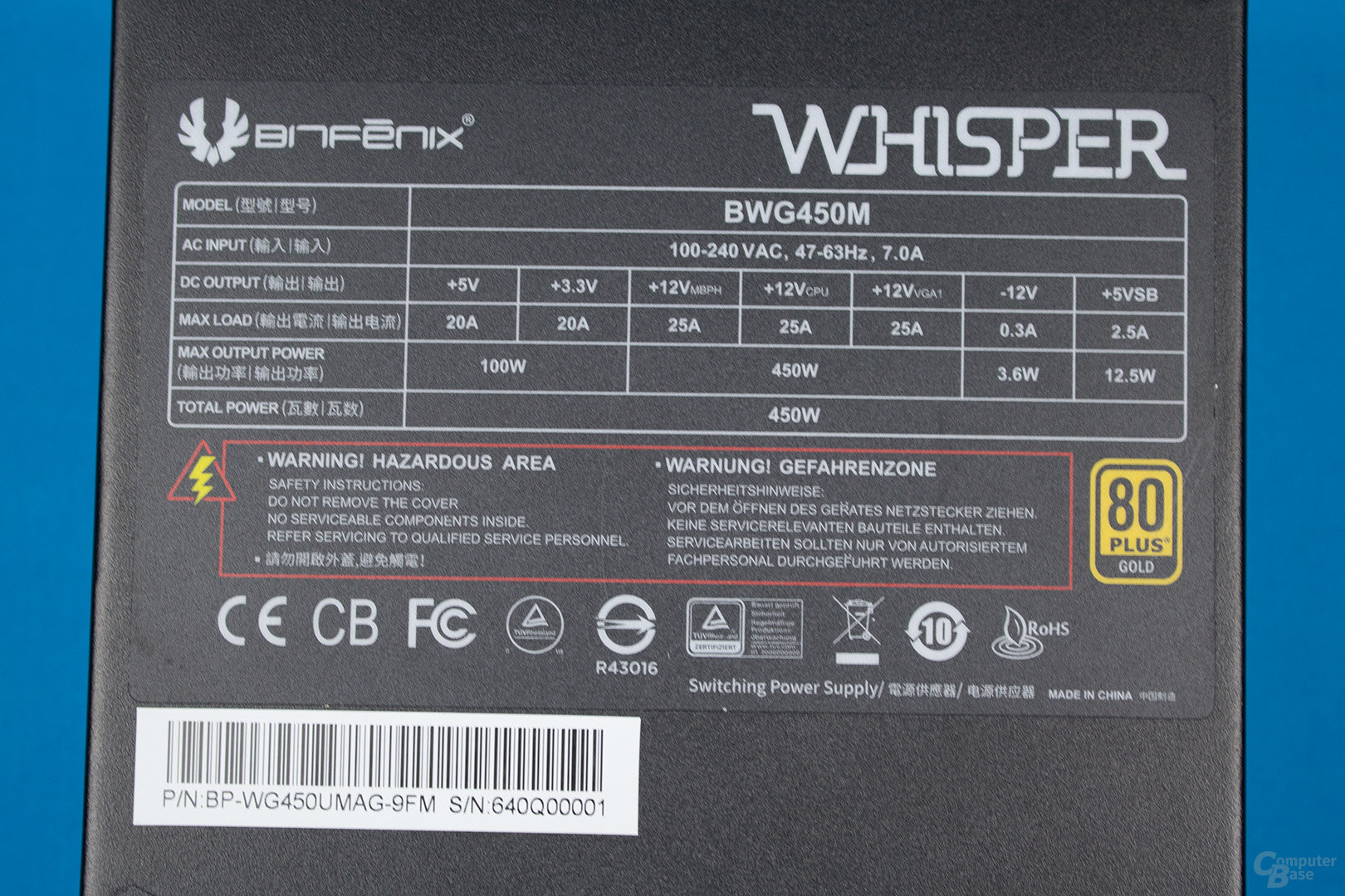 Bitfenix Whisper M 450W