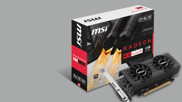 MSI Radeon RX 460 2GT LP: Erste Low-Profile-Grafikkarte mit AMD Polaris