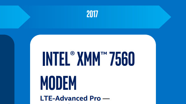 XMM 7560: Intel entwickelt Modem für LTE Advanced Pro mit 1 Gbit/s