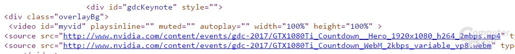 Der Quelltext nennt explizit GeForce GTX 1080 Ti