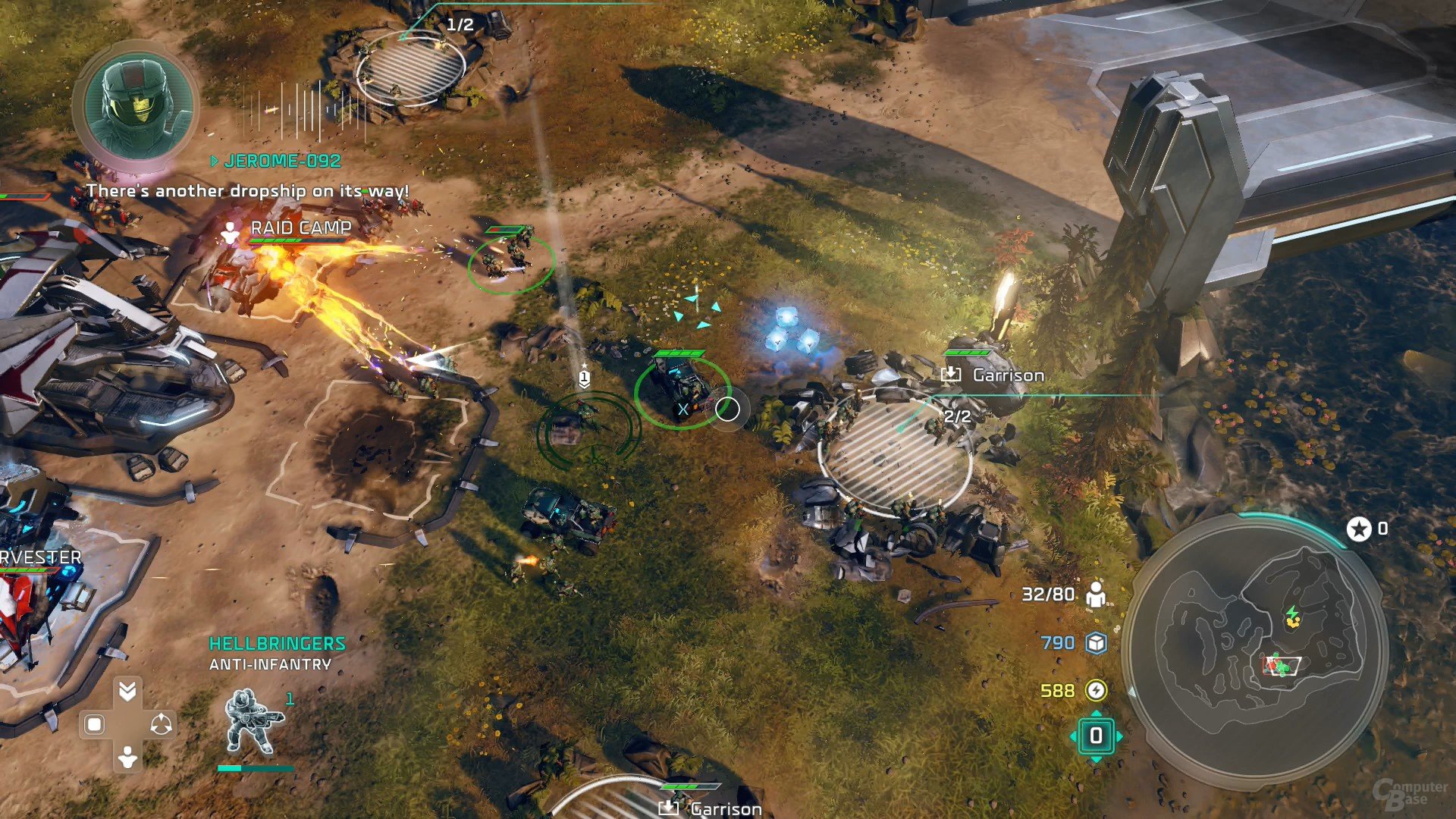 Infanterie kann an festen Positionen in Deckung gehen (Xbox One)