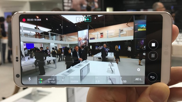 LG G6 Hands-On: Weitwinkel-Kamera und FullVision-Display ausprobiert