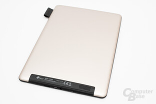 Alu-Rückseite des Icarus Illumina Pro mit Tablet-Flair