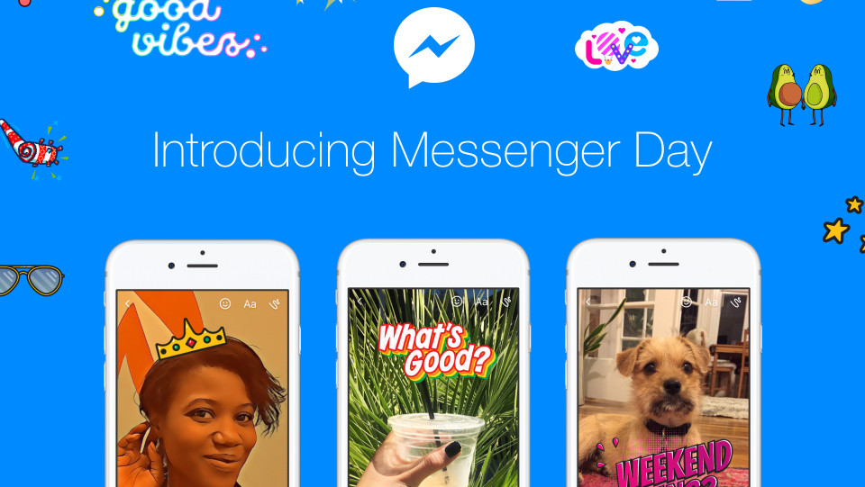 Messenger Day: Auch Facebook folgt dem Live-Feed-Trend