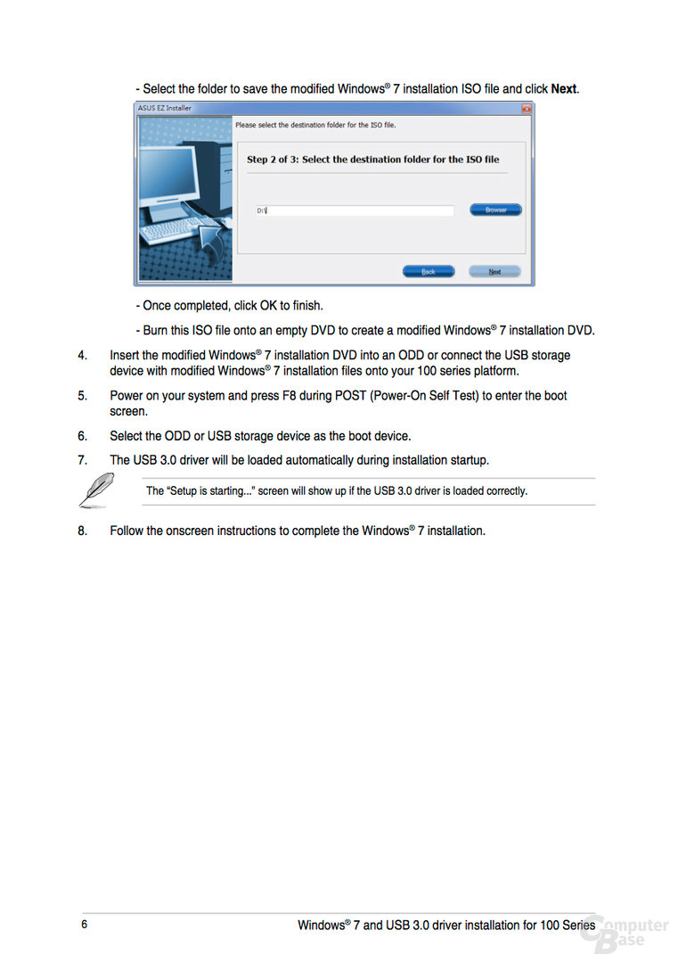 Anleitung von Asus: Windows 7 auf Ryzen installieren I