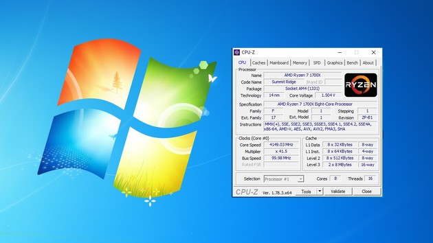 AMD Ryzen: Anleitung zur Installation von Windows 7 auf AM4