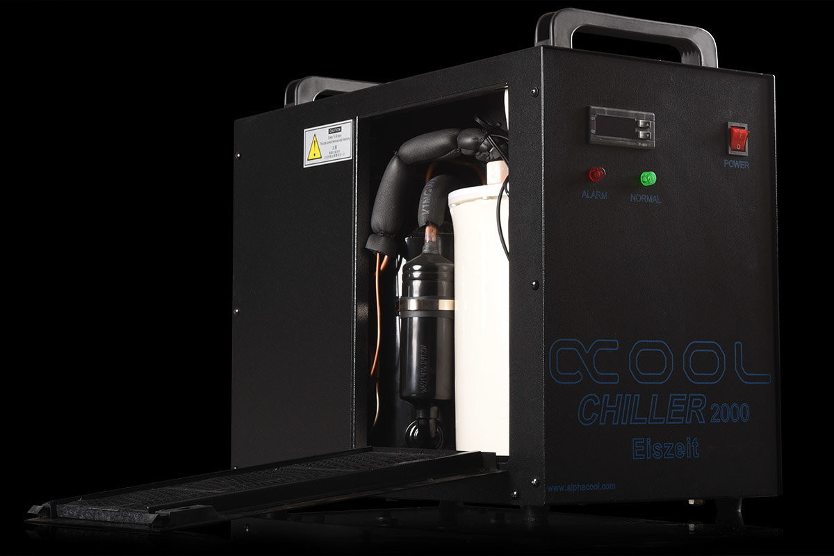 Alphacool Eiszeit: Kompressor-Kühlung mit 1.500 Watt Kühlleistung