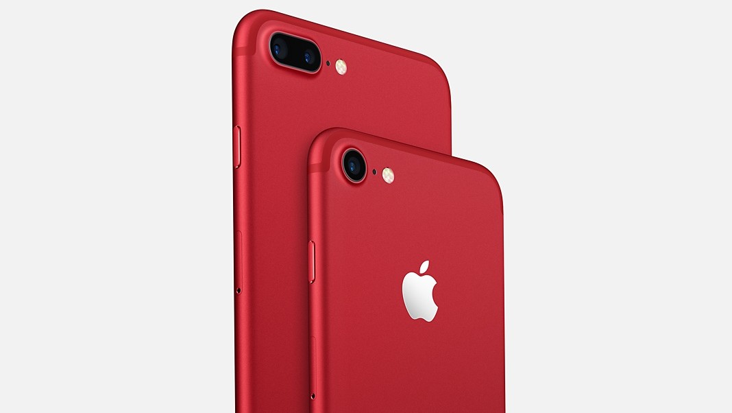 Apple: iPhone 7 Product Red in Rot, iPhone SE mit 128 GB