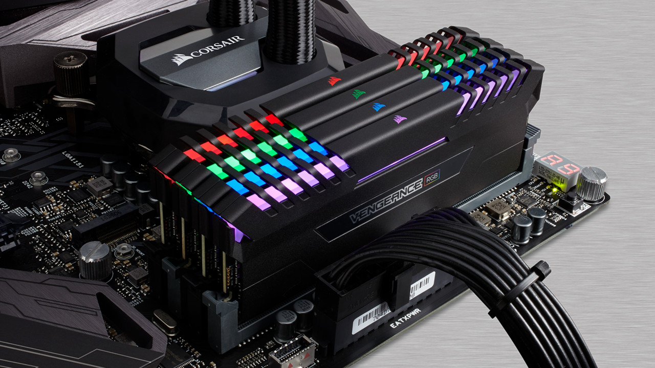 DDR4-RAM: RGB-Beleuchtung nun auch in Corsairs Vengeance-Serie