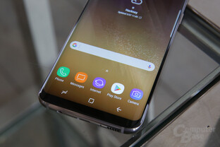 Display des Galaxy S8 im Detail