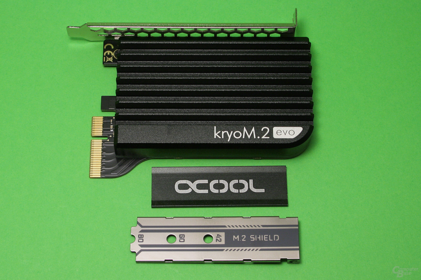 Aqua Computer kryoM.2 evo, Alphacool HDX M.2 und MSI M.2 Shield