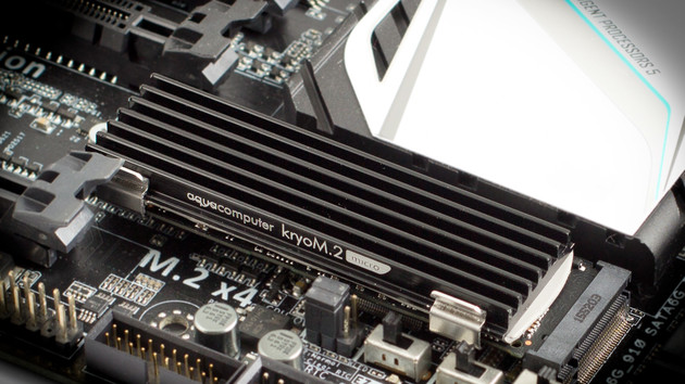kryoM.2 evo und micro: Neue Kühler für M.2-SSDs von Aqua Computer