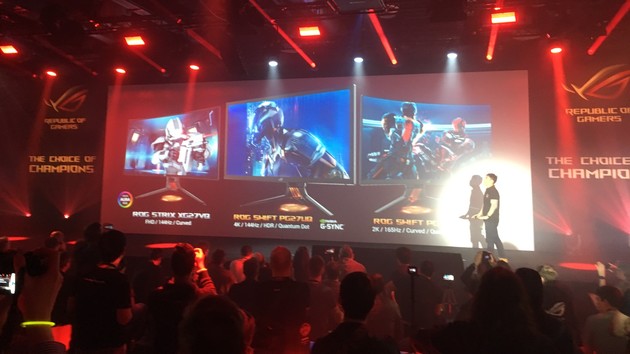 Asus-ROG-Monitore: HDR, viel Hertz, DP 1.4, G-Sync, FreeSync und Quantum Dots
