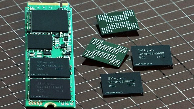 3D-NAND von SK Hynix: 3D-V4 mit 256 Gbit auf 72 Layern ist fertig