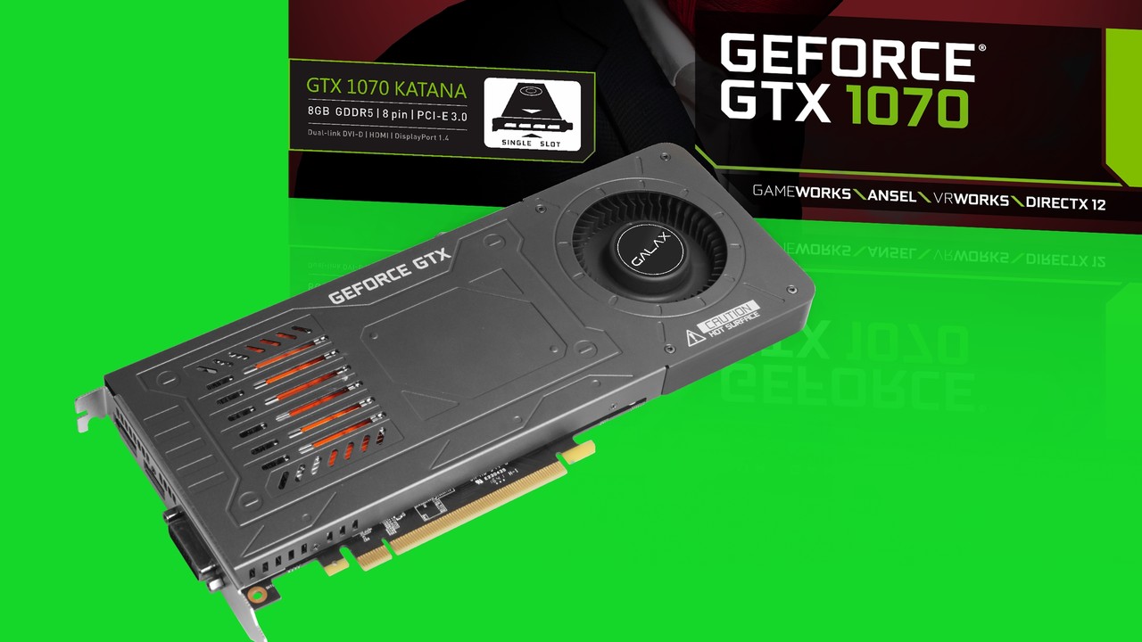 GeForce GTX 1070 Katana: Die stärkste flachste Grafikkarte kommt von Galax