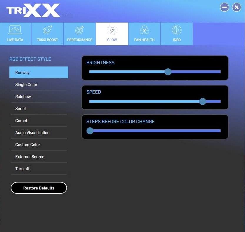 Sapphire TriXX – Nitro Glow