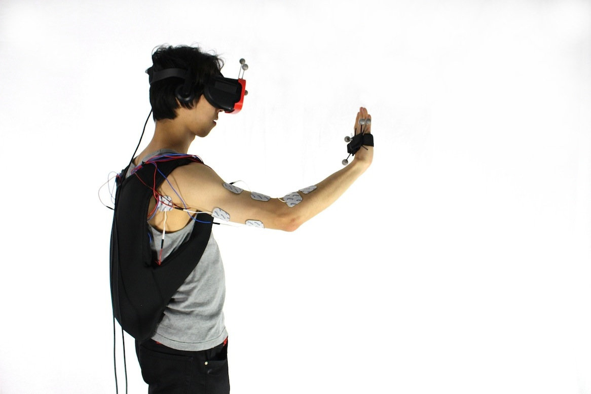 Das Ertasten einer Wand in Virtual Reality