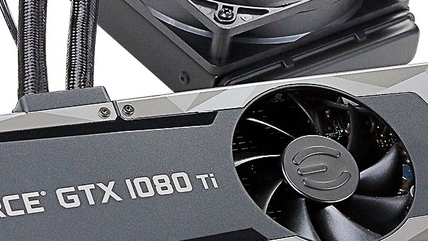 GTX 1080 Ti SC2 Hybrid: Auch EVGA kühlt Nvidias GP102 mit Luft und Wasser