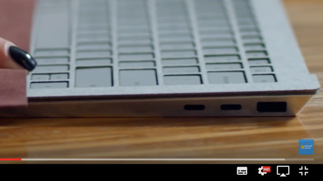 Surface Laptop: Microsoft zeigt Prototypen mit USB Typ C im Video
