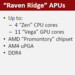 Raven Ridge: AMDs neue Zen-APU mit Vega-Grafik gesichtet
