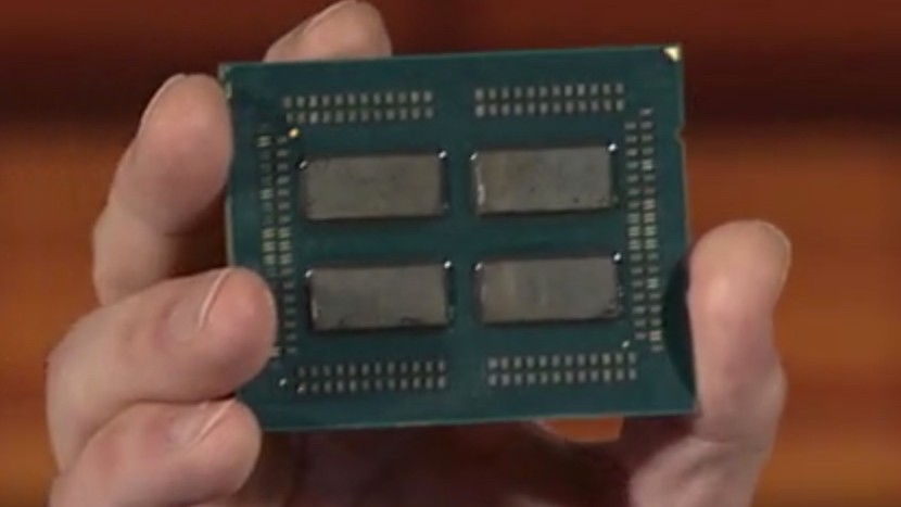 AMD Epyc: Naples ohne Heatspreader zeigt 4-Die-Multi-Chip-Design