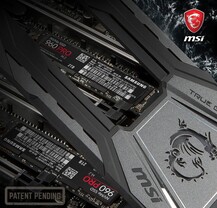 MSI M.2-Shield für kommende High-End-Mainboards