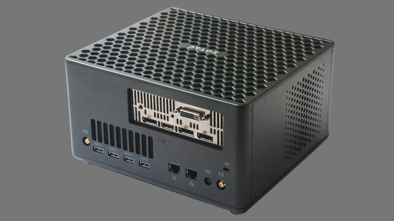 Zotac Zbox Magnus EK/ER: Mini-PCs mit AMD Ryzen und Mini-Desktop-Grafikkarte