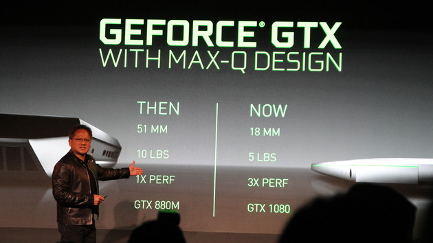 Max-Q: Nvidia will die GeForce GTX 1080 im 18-mm‑Notebook