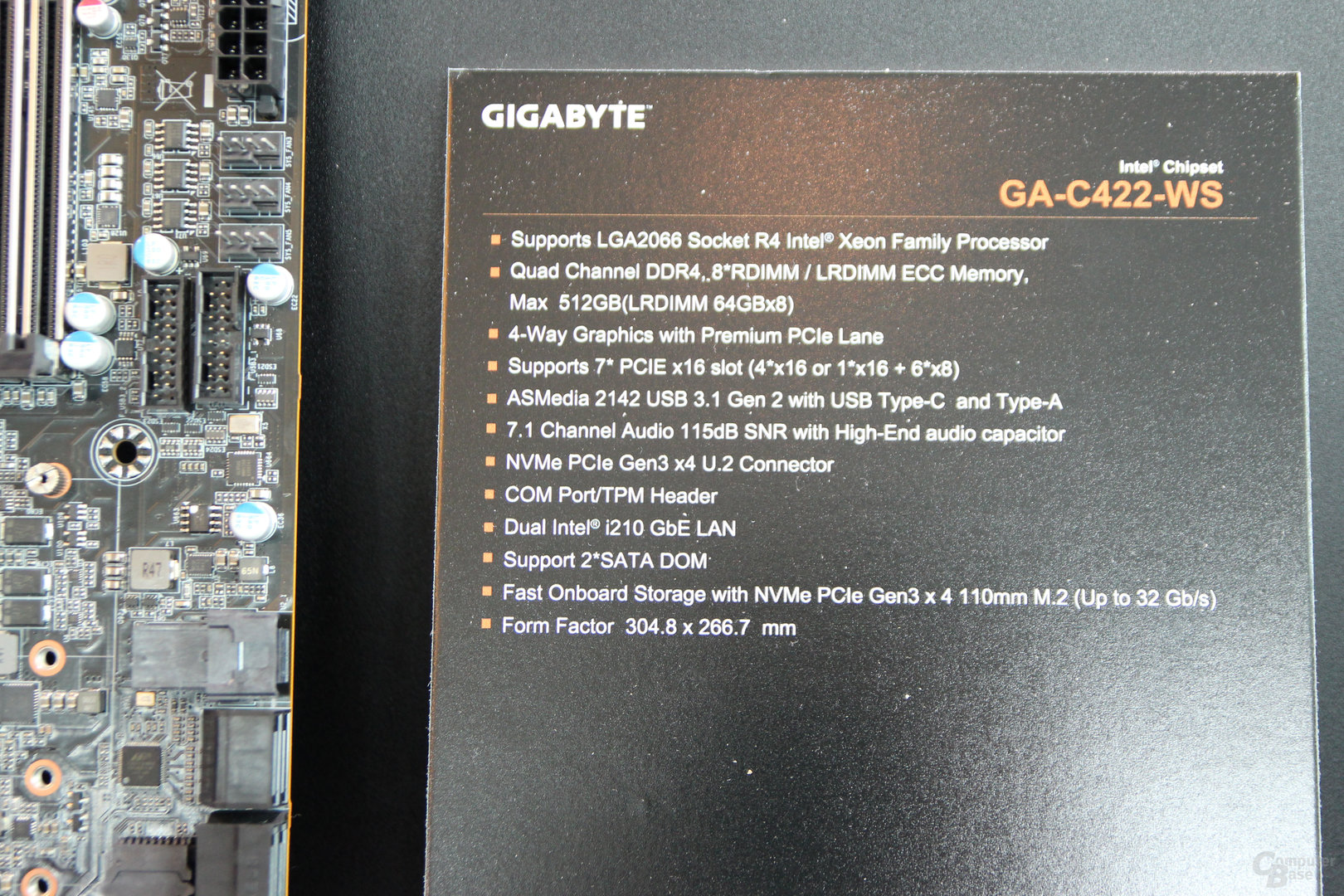 Gigabyte C422-WS Mainboard