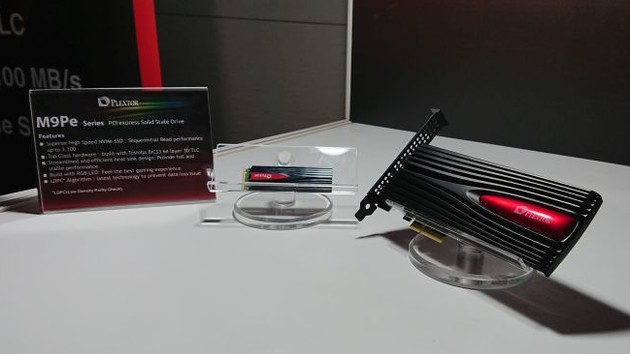Plextor M9Pe: Nachfolger der M8Pe mit BiCS3-Flash und 3.100 MB/s