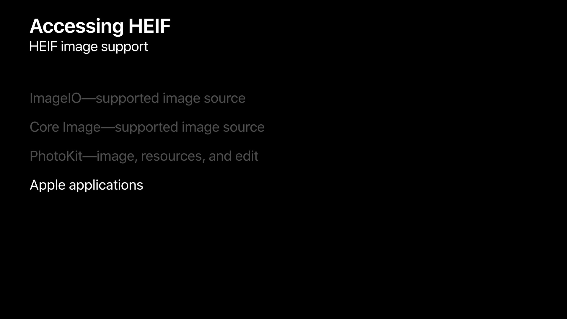 HEIF-Support im Apple Ökosystem