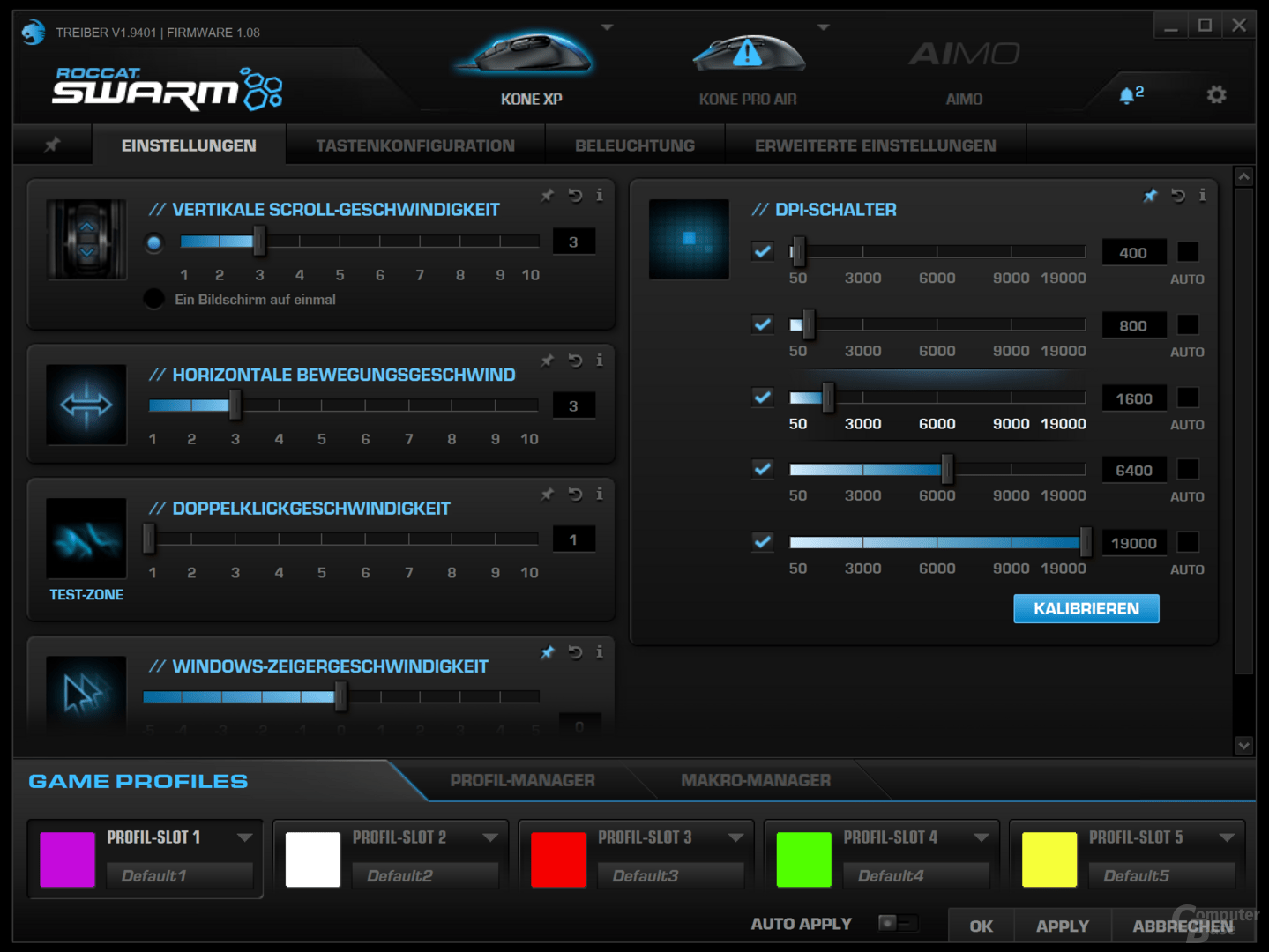 roccat software swarm 1