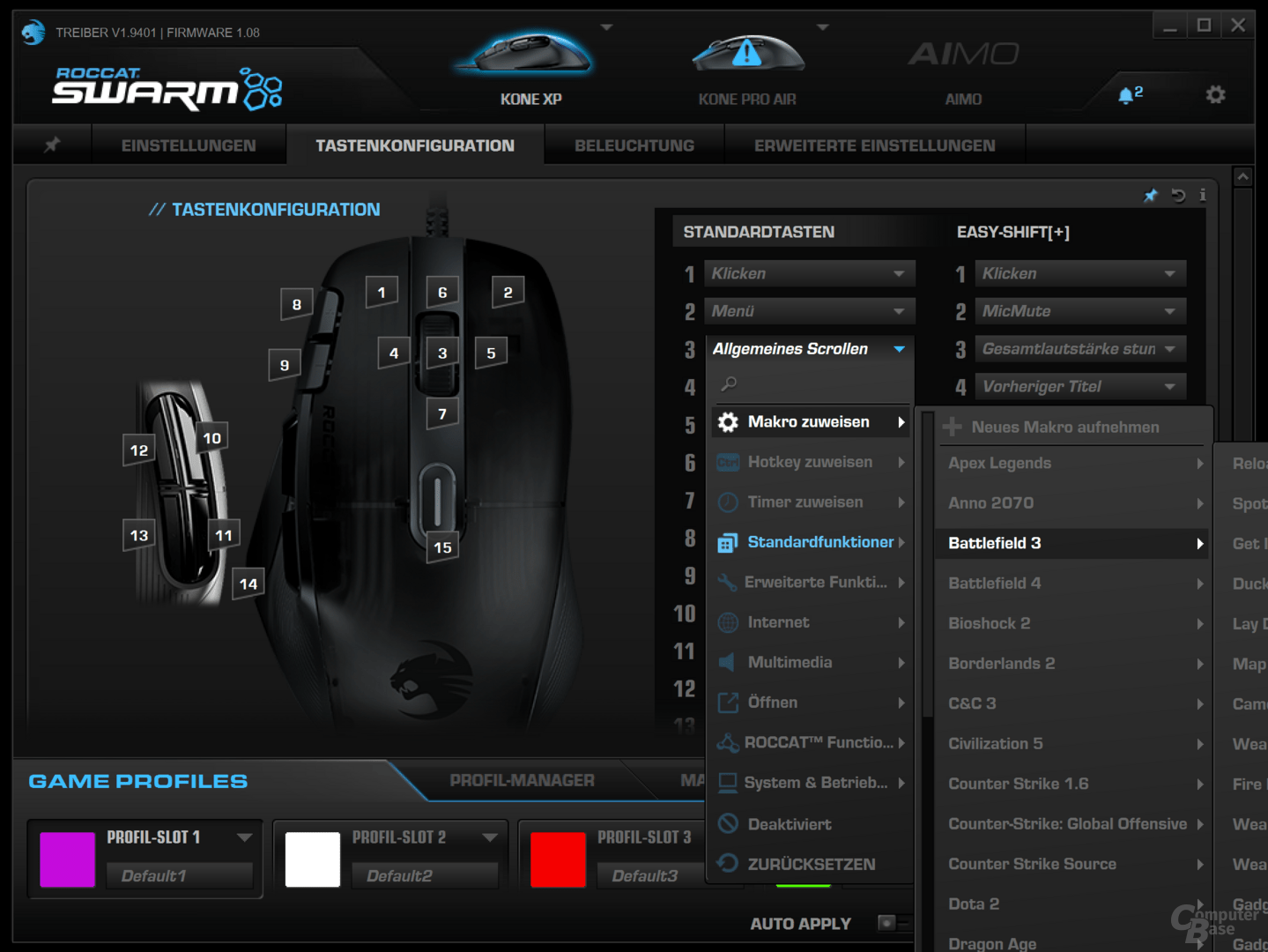 roccat swarm tastatur