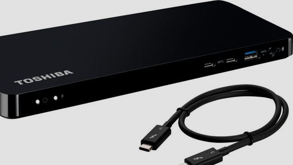 Thunderbolt-3-Dock: Mehr Anschlüsse bei Toshiba für unter 300 Euro