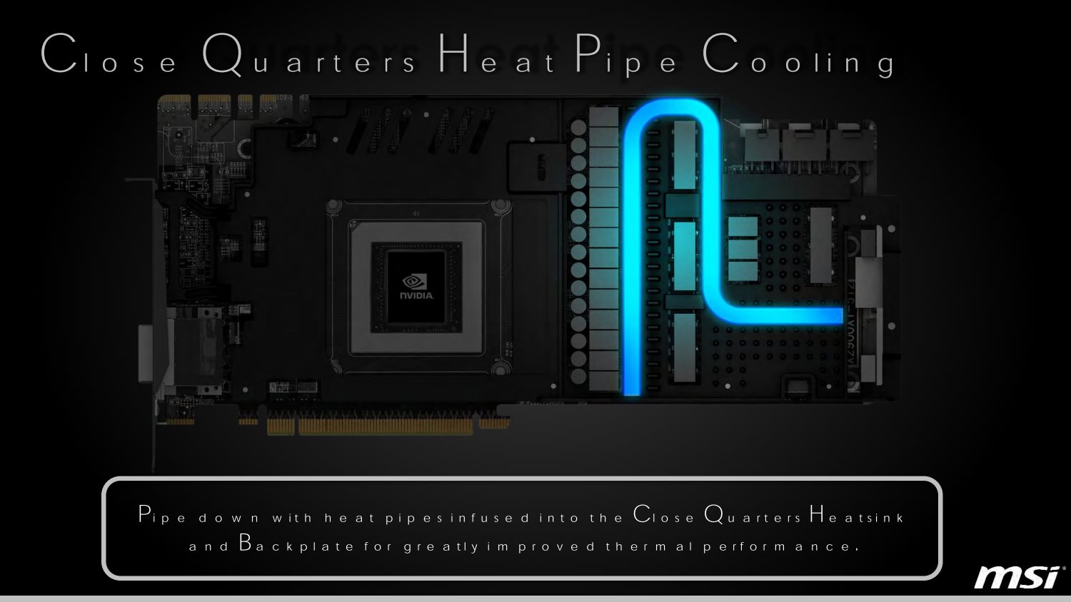 Heatpipe für die Spannungsregler