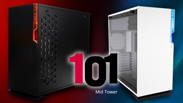 In Win 101 & 101C: Ungewöhnliches Tower-Design ab 74 Euro