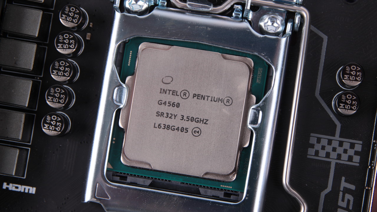 Stellungnahme: Der Intel Pentium G4560 wird weiter bestehen